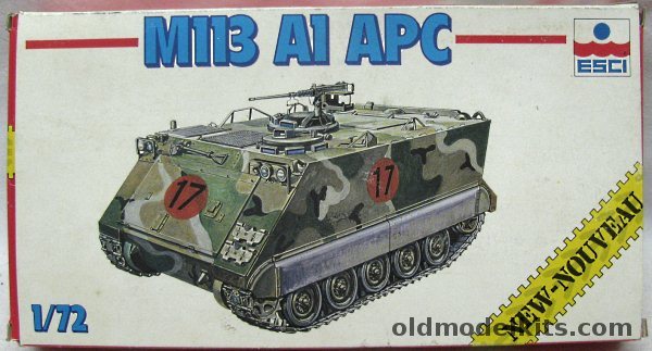 ESCI 1/72 M113 A1 APC, 8305 plastic model kit